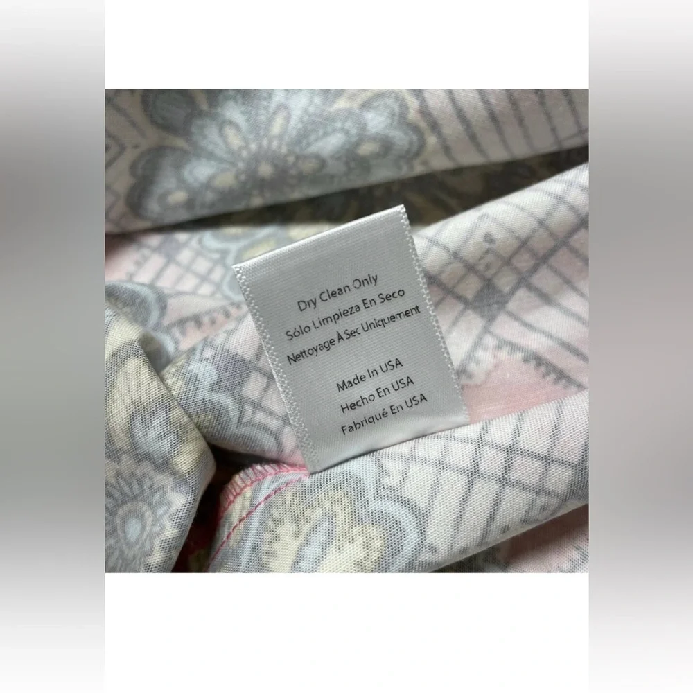 Autumn Adeigbo Winnie Midi Dress NWT Size 8 Pink Floral Smocked Cotton - Picture 8 of 16